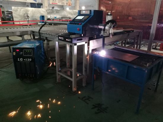 CNC Fabriko provizo plasmo kaj flama tablo tranĉa maŝino por metala telero